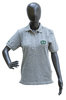 Polo-Shirt Damen grau Gr. XXL (209020500)