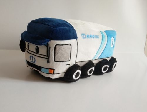 Plüsch Truck blau (209022050)