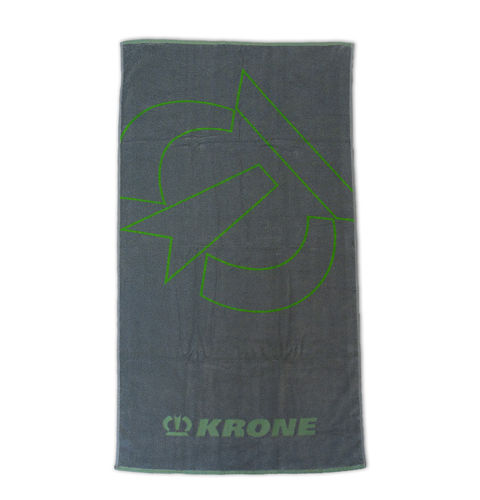 KRONE Duschtuch grau/grün (209031390)